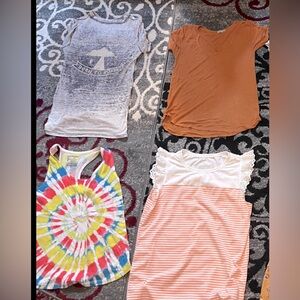 Lot of 4 women’s size small/medium shirts